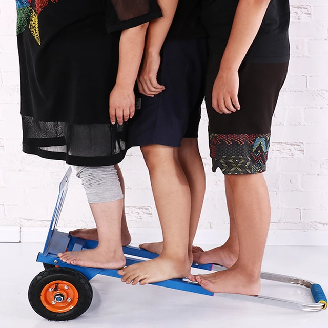 Húzza A Kosár Összecsukható Hordozható Bevásárló Poggyászrúd Teherautó Pótkocsi Kocsi Kicsi