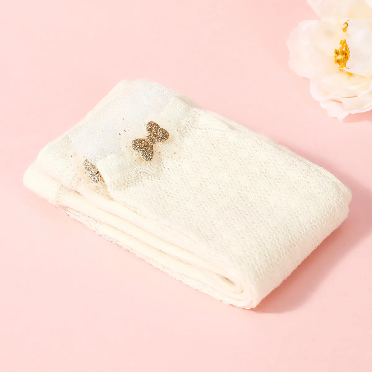 Baby Leggings Baby Trousers hibobi Summer Baby Girl Nine-Point Pants Leggings Anti-Mosquito Mesh Fashionable Outer Wear