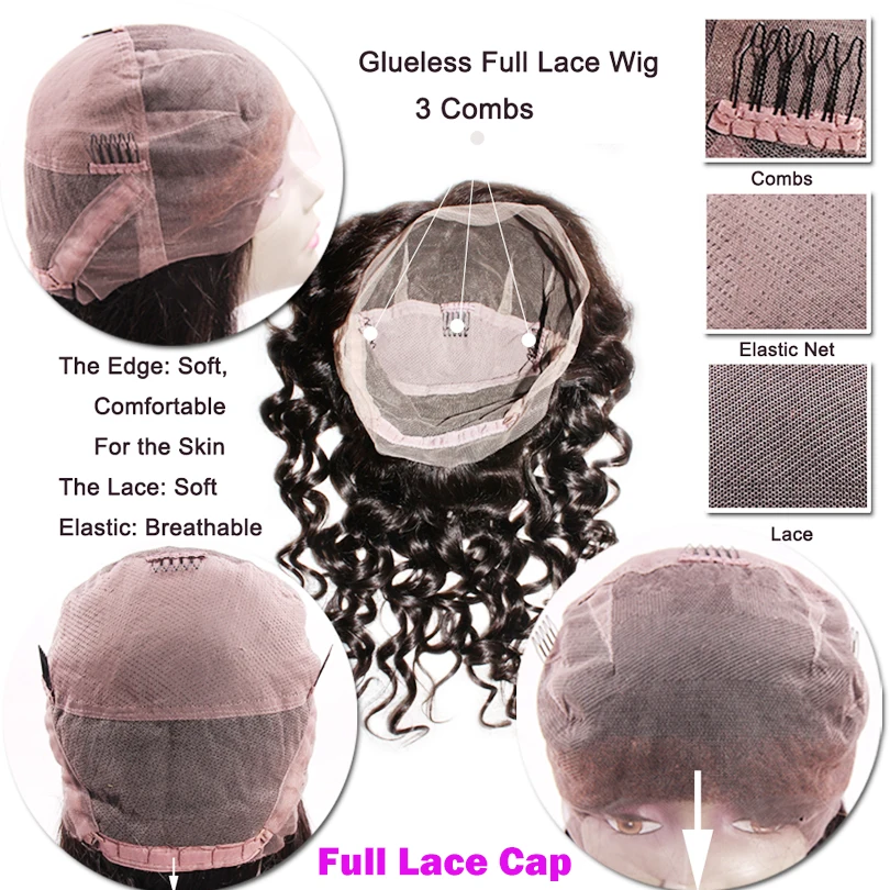 Full Lace Yaki Straight Wigs Human Hair Transparent Yaki Human Hair Full Lace Wigs for Women 24Inch 180% Density