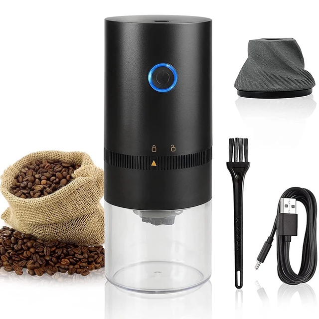 1pc ABS Coffee Bean Grinder, Modern USB Portable Electric Coffee