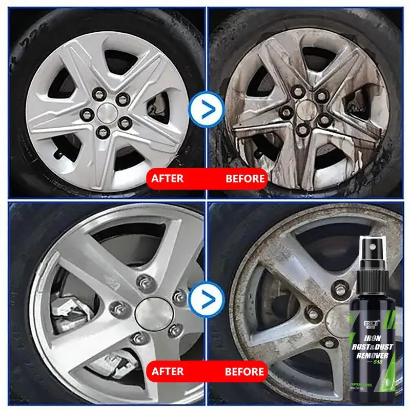 50/100ML Iron Remover Car Detailing Iron Contaminant Removal Cleaner Car Care Decontamination Kit Rust Dust Cleaner rust remover spray,iron remover
