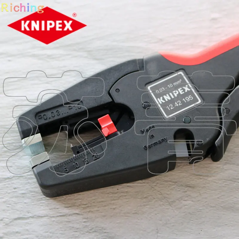 Knipex MultiStrip Automatic Adjusting Wire Insulation Stripper 12 42 195, Universal Blade – Tough and Robust - AliExpress