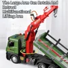 1:24 Alloy Timber Transport Wagon Car Toy Metal Diecasts Model Engineering Vehicle with Pull Back Function Car Toys for Boy Gift 3