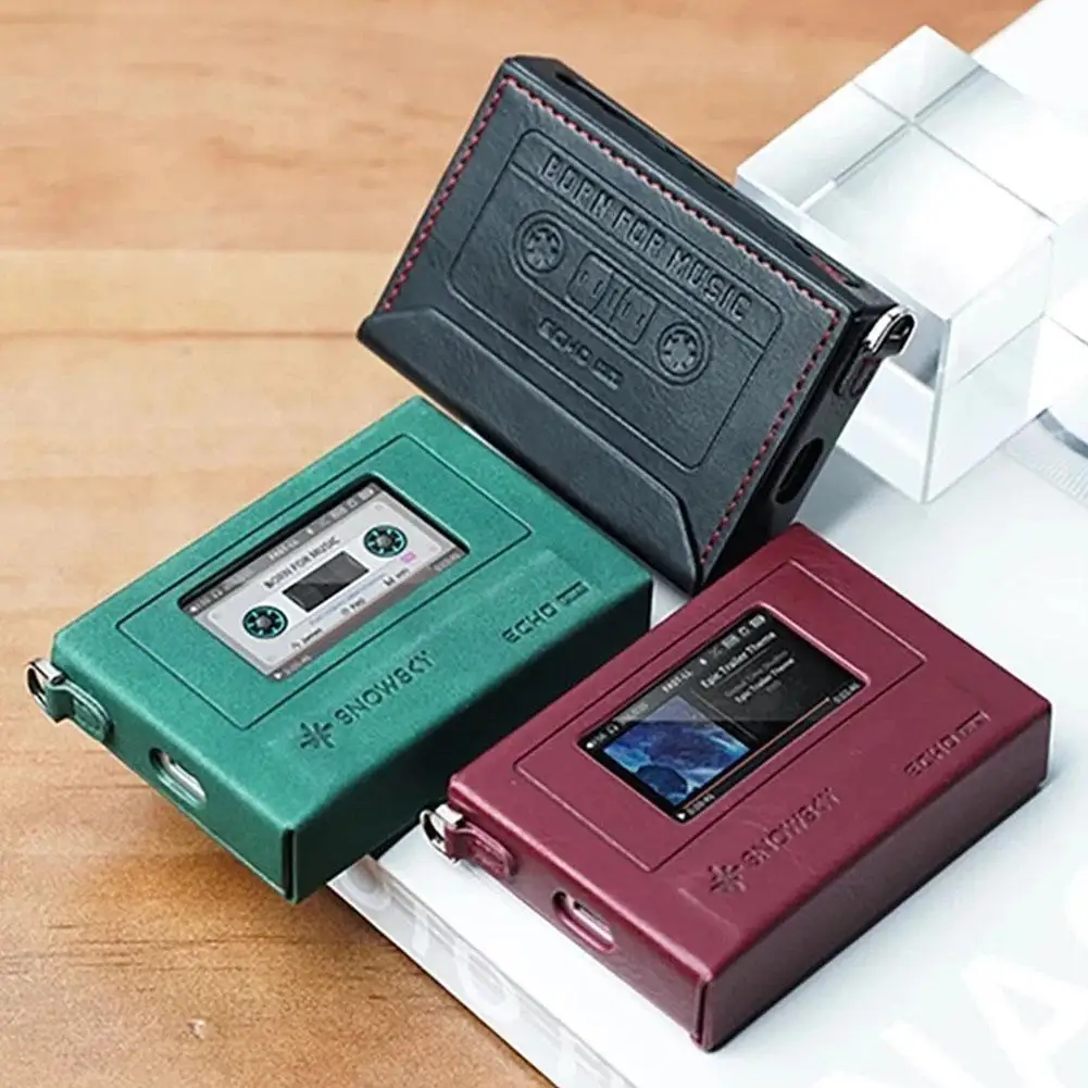 FiiO SnowSky ECHO MINI용 보호 케이스 특수 보호 가죽 케이스 휴대용으로 쉽게 분해할 수 있는 음악 플레이어 케이스