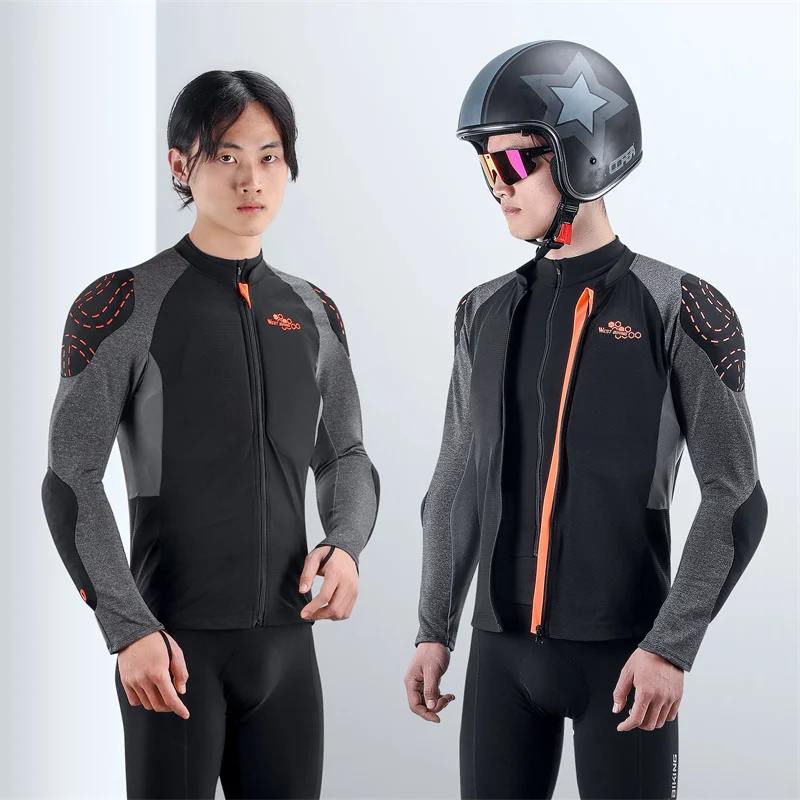 WEST BIKING Motorcycle Soft Armor Jacket Summer Breathable Cycling Jersey CE Certified Motorcross Racing Bike Protective Gear