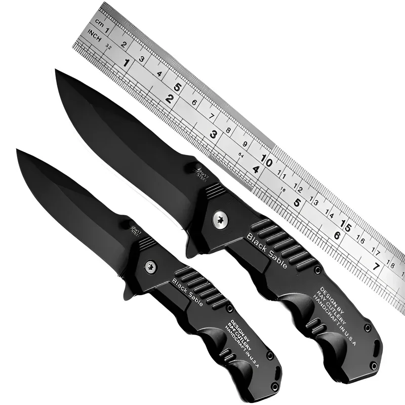 Folding knife EDC Sharp Stainless Steel Folding Knife Outdoor Camping Tactical Hunting Knife Pocket