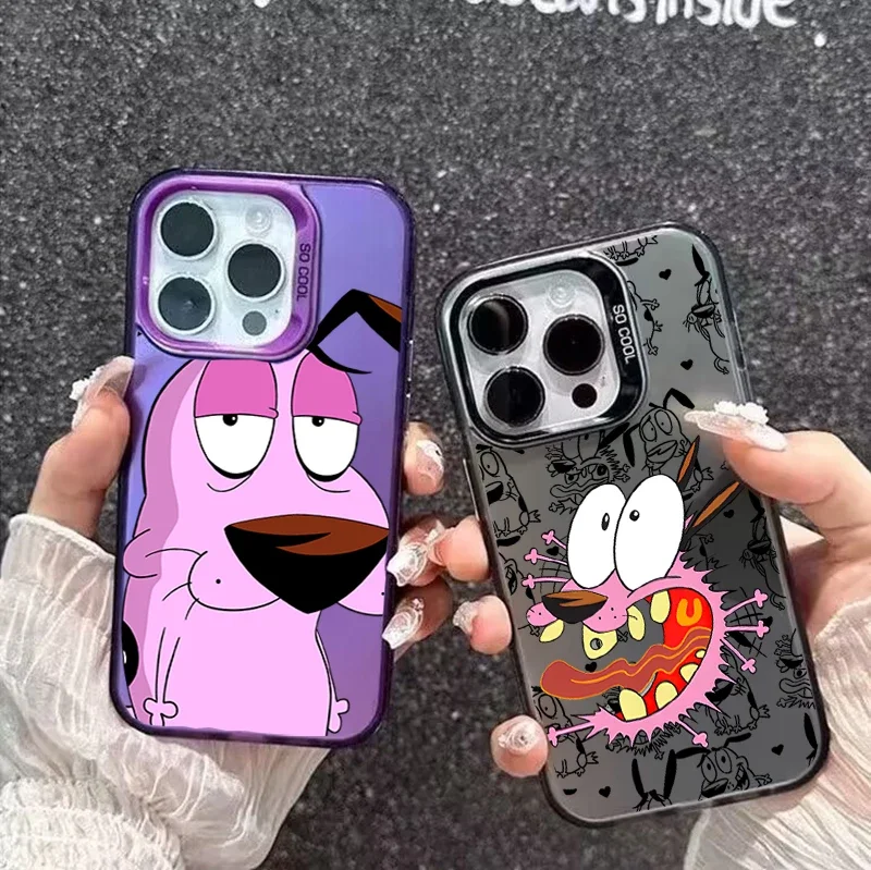Courage the Cowardly Dog Themed Phone Case - Protective and Stylish Design