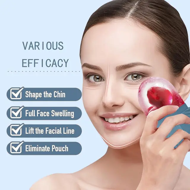 Ice Facial Roller Skin Care Beauty Lifting Contouring Tools Ice Cube Trays Ice Globe Balls Face Massager Skin Care Tool Gift - Image 3