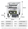 Chain toaster Commercial crawler toaster square charter fully automatic hotel breakfast toaster 2