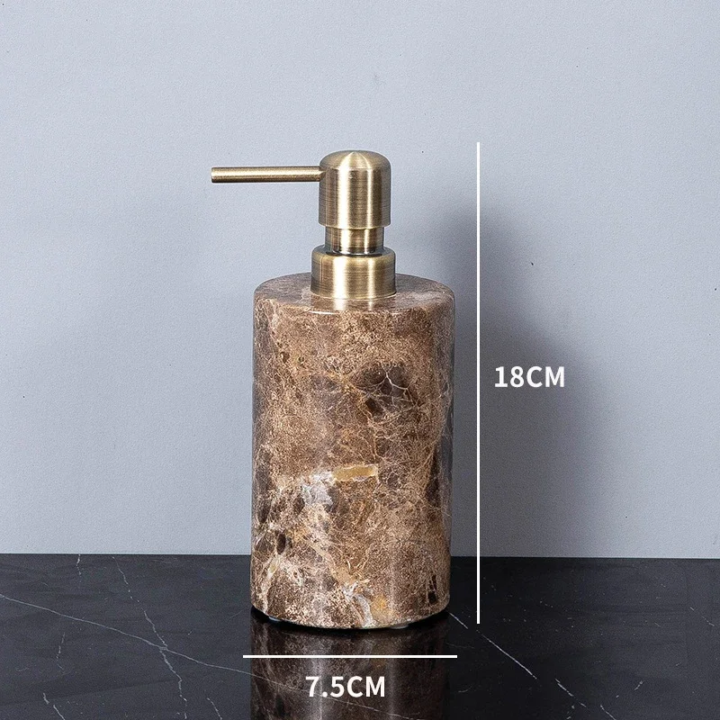 Emperador Dark Marble Bath Set Image 11
