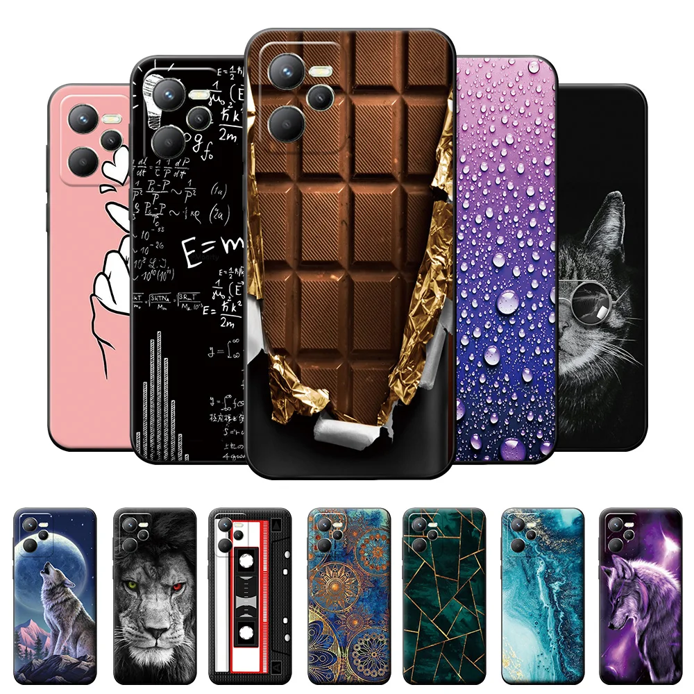 Per Realme Narzo 50A Prime Case Per Narzo 50A Prime Cute Fashion Animal Cover Posteriore Protettiva Paraurti Per Narzo 50A Matte Funda