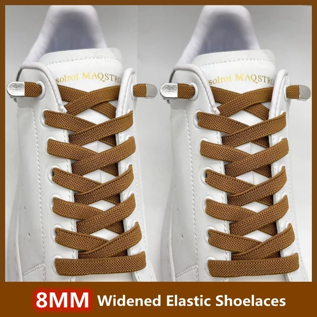 Laces Elastic Sneakers 8mm, Elastic Shoelace Sneakers