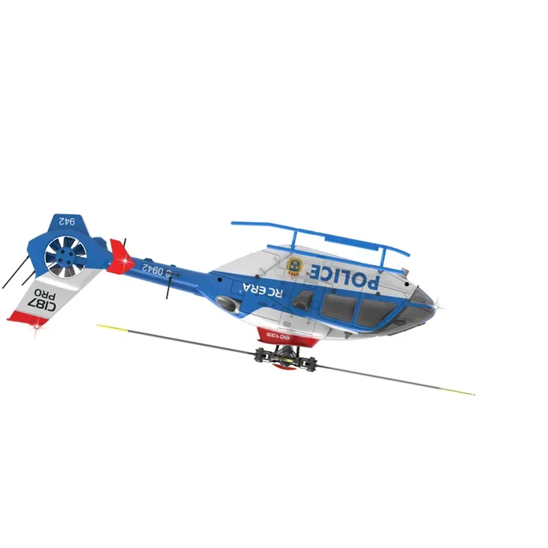 C123 RC 6CH 더블 브러시리스 다이렉트 드라이브 싱글 패들 에일러론 프리 헬리콥터 모델, 3D 옵티컬 플로우 EC135 성인 소년 장난감, 신제품