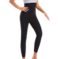 Women High Waist Sauna Pants Fitness Exercise Slimming Leggings Compression Sweat Shapewear Gym Workout Waist Trainer Trimmer 6
