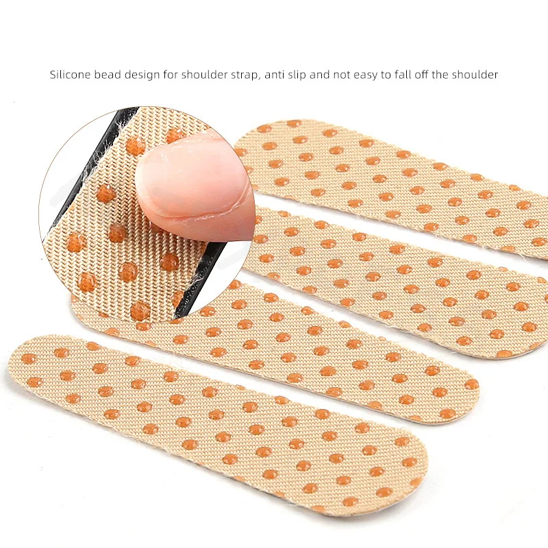 미끄럼 방지 숄더백 패치 논슬립 스트립 6개 도트형 실리콘 미끄럼 방지 스트립 (패션 가방용)