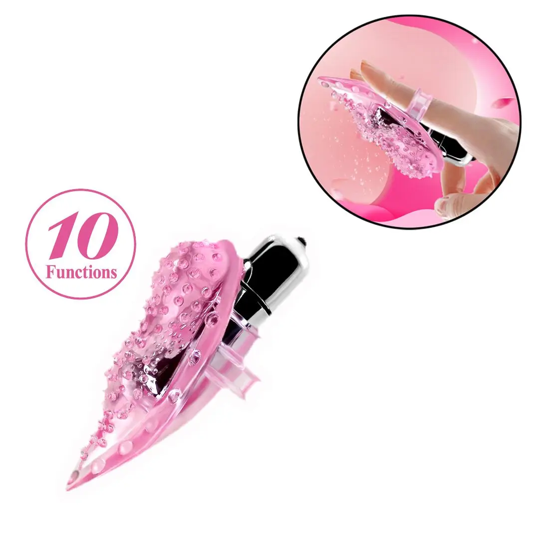 Finger Vibrator Tongue Vibrating Clit Clitoris Stimulator G-Spot Climax Massager Sex Toys for Women Female Vibrator