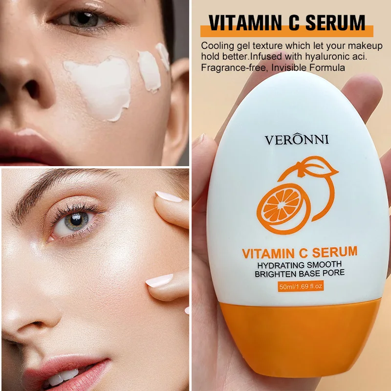 PORE SMOOTH PRIMER VC Cream Concealer Foundation Cream Face Skin Makeup Front Milk Whitening Cream Primer vc makeup base 4