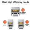 XL commercial chain type toaster crawler type electric toaster driver automatic bread machine 5