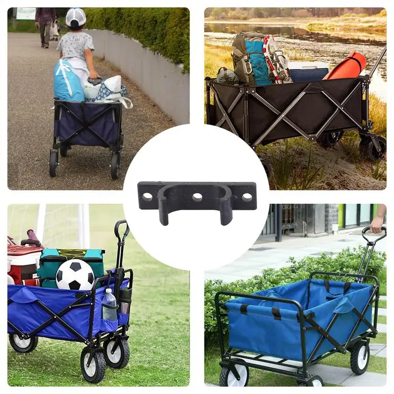 Camping Pull Rod Buckle Pushing Handle Fixing Clip Adjustable Pull And Push Tow Bar Bumper Fixing Buckle For Camping Cart And