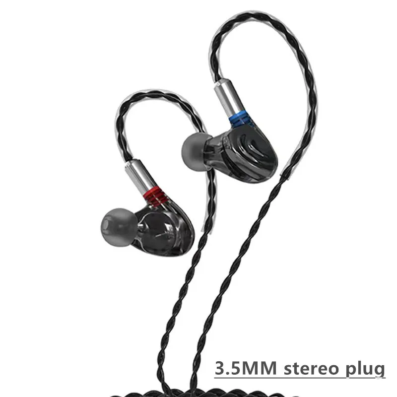 SENFER DT6 MAX Knoweles 1BA 1DD Piezo Hybrid In Ear Earphone HIFI DJ Running Sports Earplug Earbuds 3.5\2.5\4.4MM Plug Cable bluetooth headset Earphones & Headphones