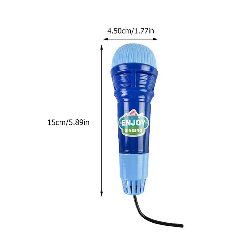 5Pcs Microphone Pretend Play Prop Fake Microphone Kids Enlightening Educational Toys Simulated Echo Microphones(Random Color)