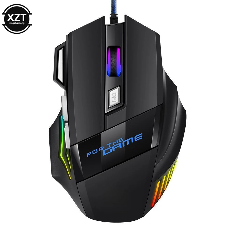 1pcs Gaming Mouse Mice 7 Button Professional Wired 5500 Dpi Led Optical