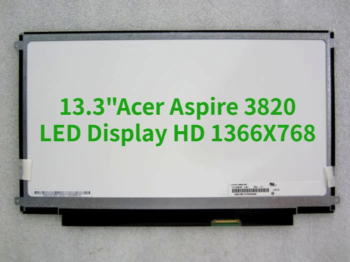 

Replacement 13.3" LCD Screen LED Display HD 1366X768 For Acer Aspire 3820