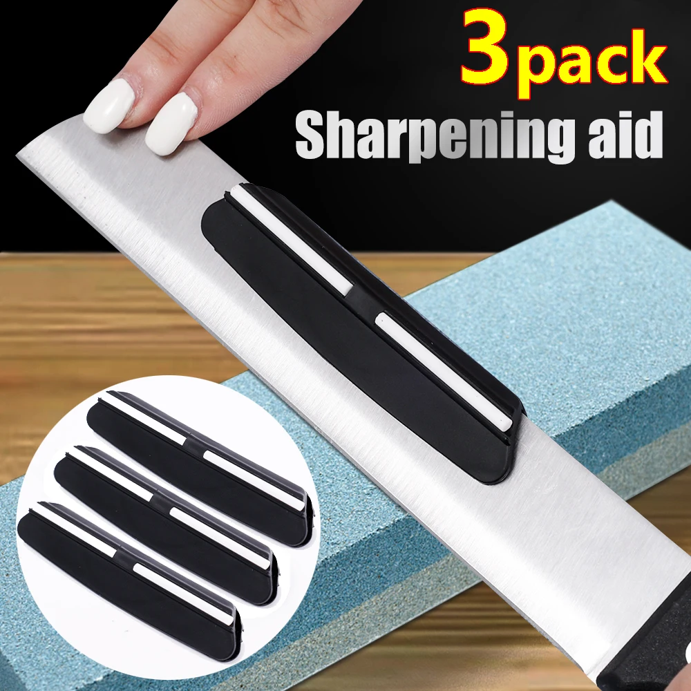 Knife Angle Guide Ceramic Blade 15 Degree Knife Sharpening Stone Aid  Whetstone Assistance Guider for Knifes Sharpener Tool