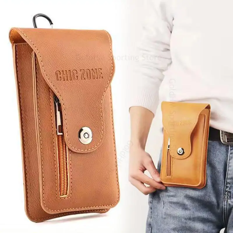 Leather Wallet Flip Phone Case For Sony Xperia Pro-I 10 5 1 III ACE II 8 Lite Pro L4 L2 Belt Clip Waist Bag Holster Pouch |