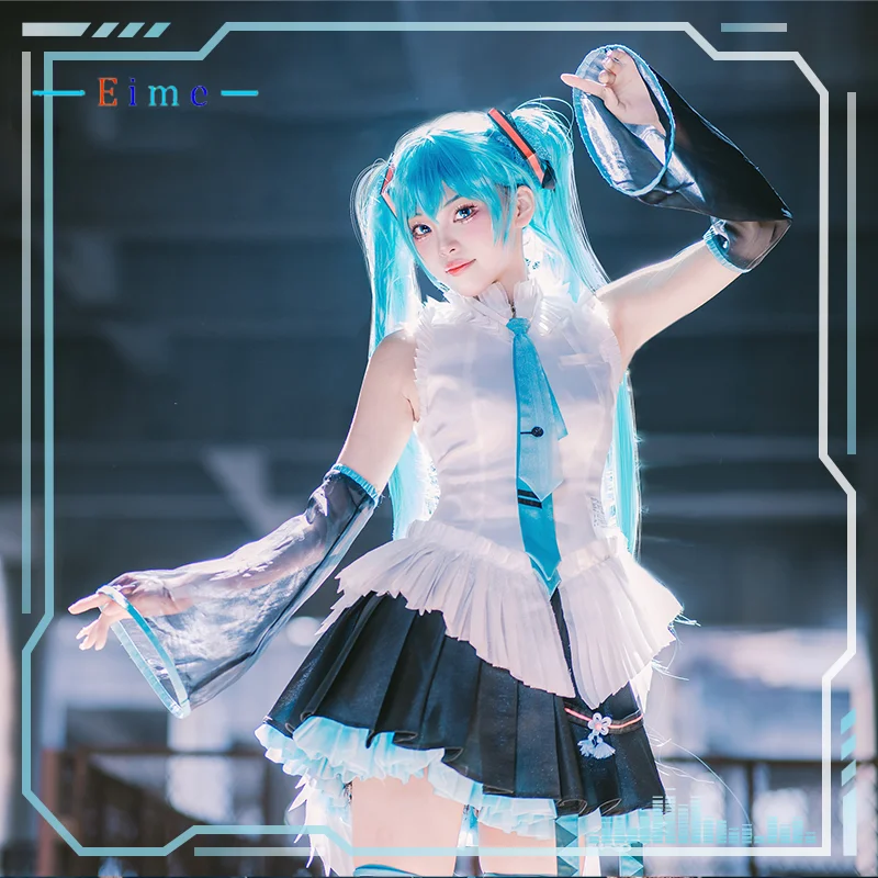 

Happy 16th Cosplay Costumes Cute Party Suit Women Dress For Mikuu Cosplay Halloween Carnival Uniforms Custom Made