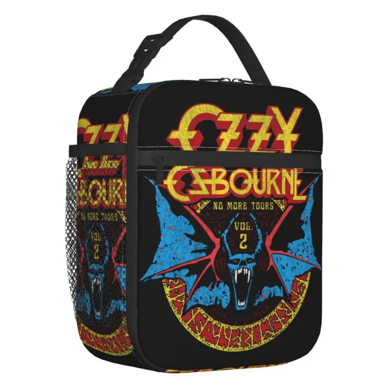 

Custom Heavy Metal Band Rock Bag Men Women Warm Cooler Ozzy Osbourne Prince Of Darkness Insulated Lunch Box for Student