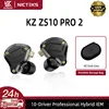 KZ ZS10 Pro 2 Metal Earphone High-Performance Dynamic Driver HIFI In Ear Bass Earbud Tuning Switch Headphone w/ Accesorries 1
