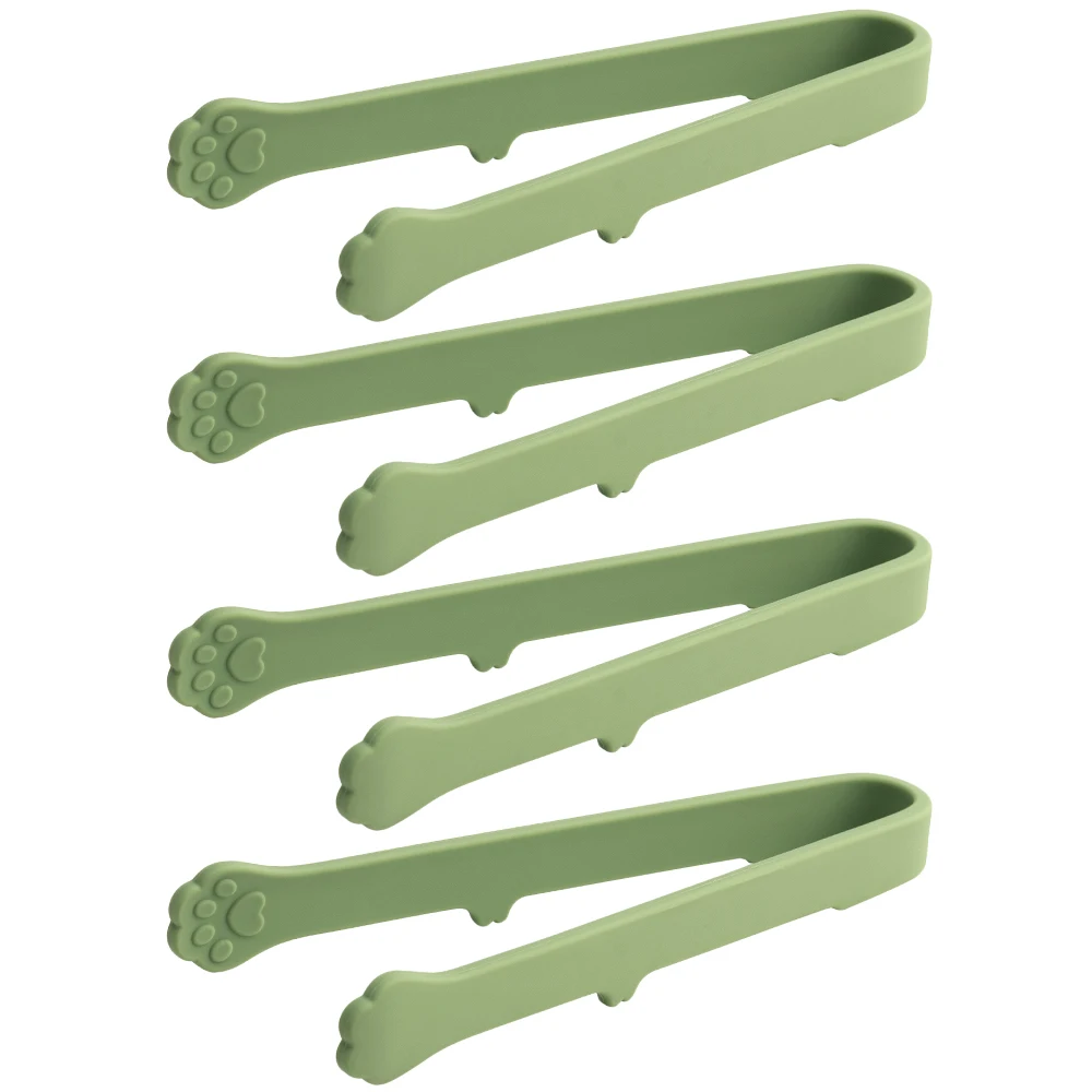 4Pcs Non-slip Silicon Mini Food Tong Kitchen Tongs Non-slip Cooking Clip Clamp BBQ Salad Tools Grill Kitchen Accessories 4Pcs Non-slip Silicon Mini Food Tong Kitchen Tongs Non-slip Cooking Clip Clamp BBQ Salad Tools Grill Kitchen Accessories