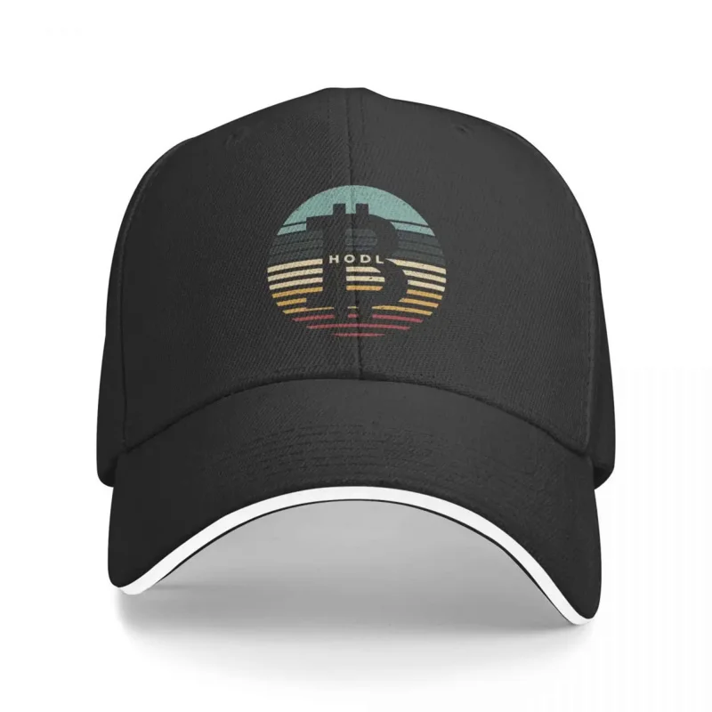 

Bitcoin Cryptocurrency Art HODL Chiffon Dad Hats Pure Color Women's Hat Sunprotection Baseball Caps Peaked Cap