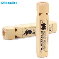 1pc Wooden Train Whistle Music Kids Wood Toy Musical Instrument Learning Educational Toys for Children Montessori Games 1