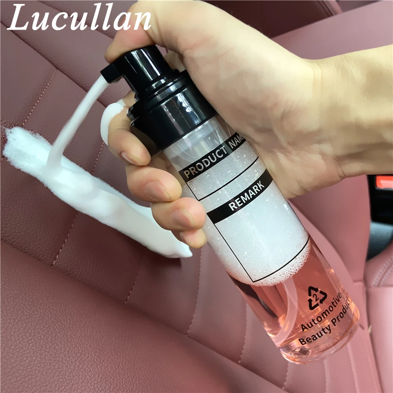 Lucullan 세차 샴푸 컨테이너 희석 리필 병 200ML 프레스 헤드 휴대용 PET 디스펜서 병