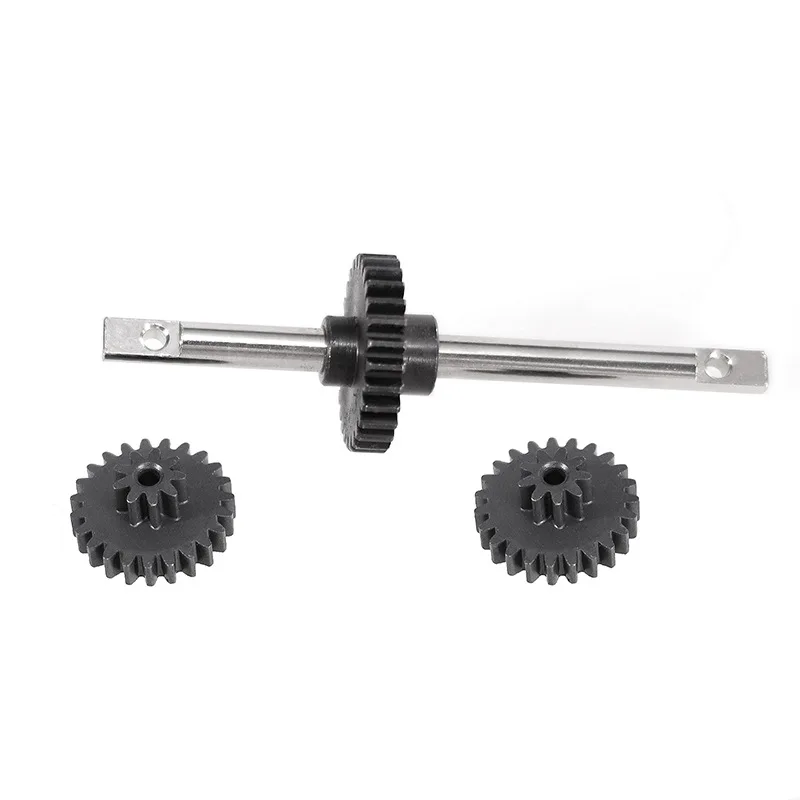 Premium Metal Chassis Pull Rod with Shock Absorber & 370 Gearbox Assembly - Upgrade Parts