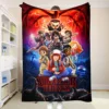 Stranger Things Custom Blanket Double Bed Blankets for Decorative Sofa Bedspread on the Bed Throw Blankets and Bedspreads Anime 2