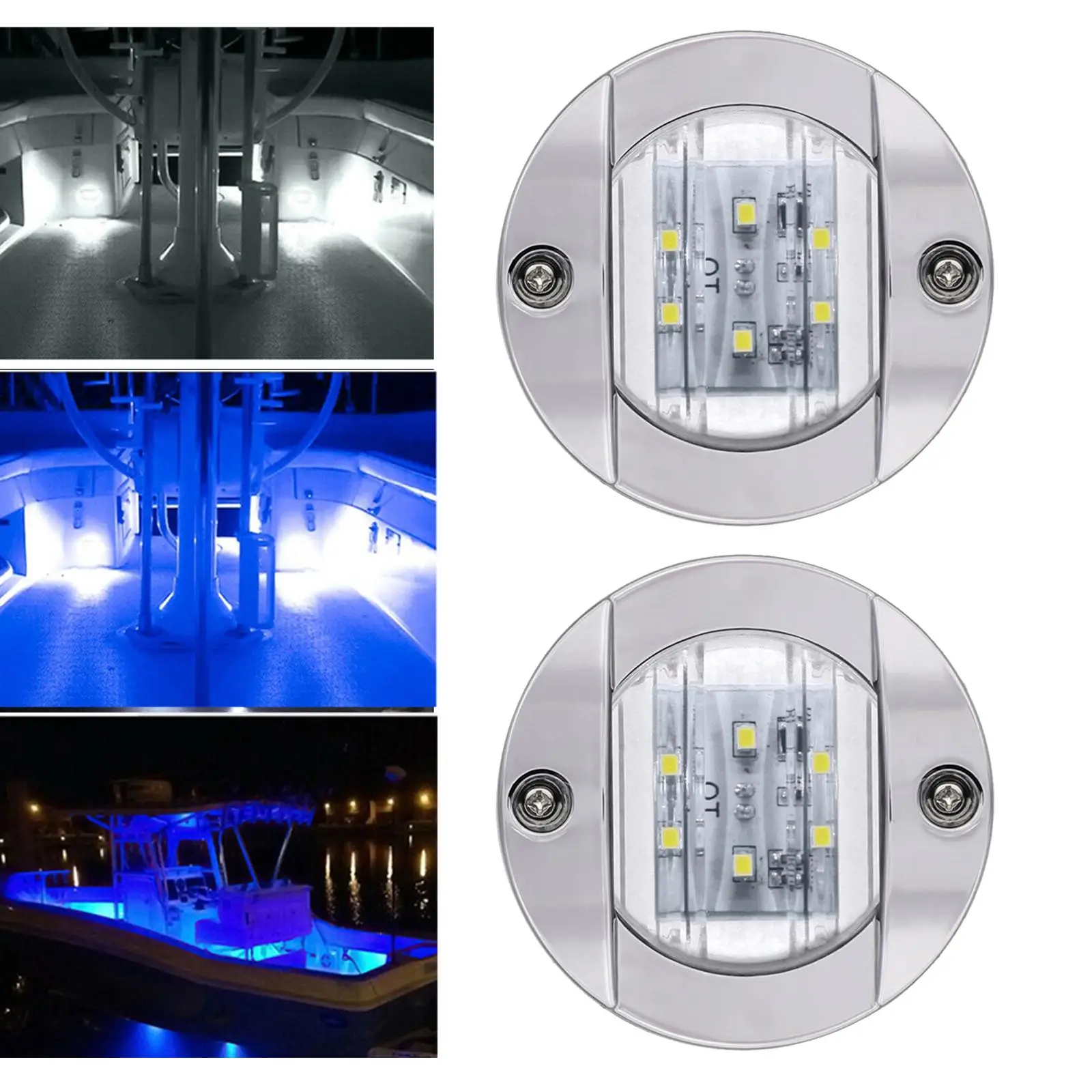 

12V Boat Stern Light LED Navigation Light Stainless Steel Sailing Lights Marine Light Yacht Transom Light