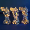 Natural Yooperlite Crystal Quartz Flame Stone Dragon Head Hand-Carved Crafts Ornaments Reiki Minerals Office Decoration Gift 1