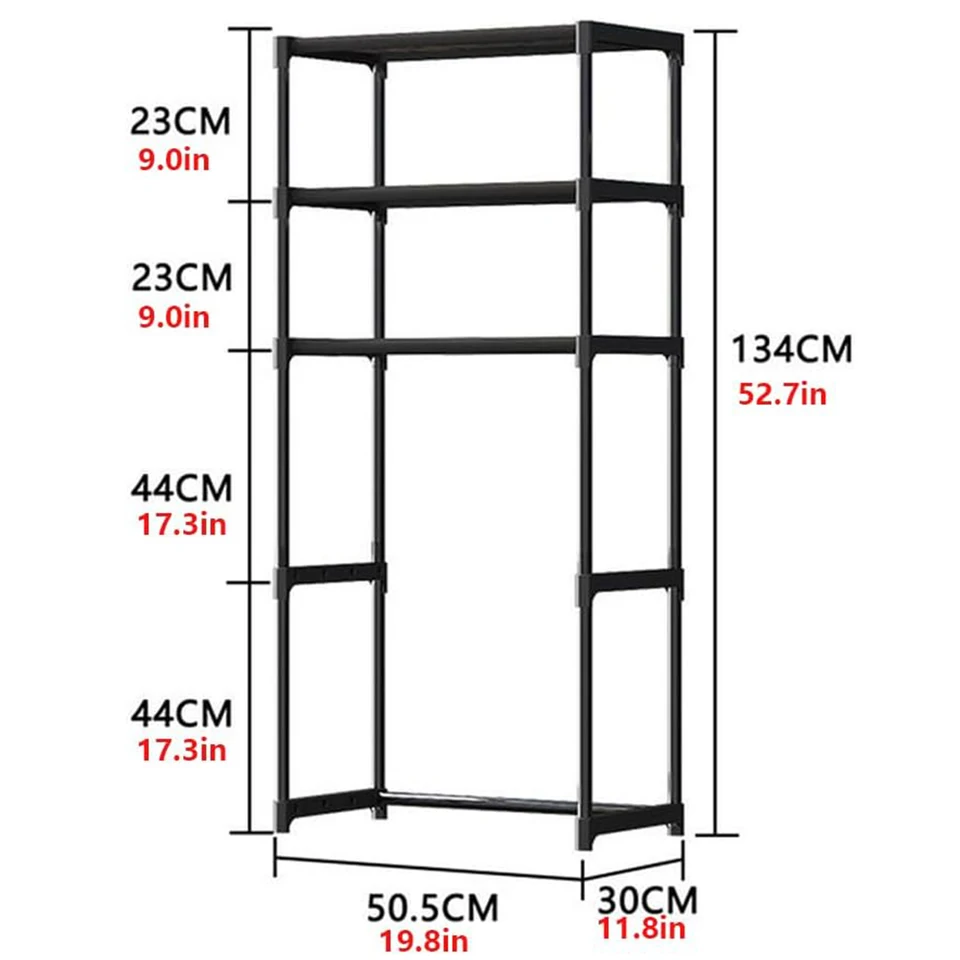 3 Tier Freestanding Bathroom Shelf Organizer Rack