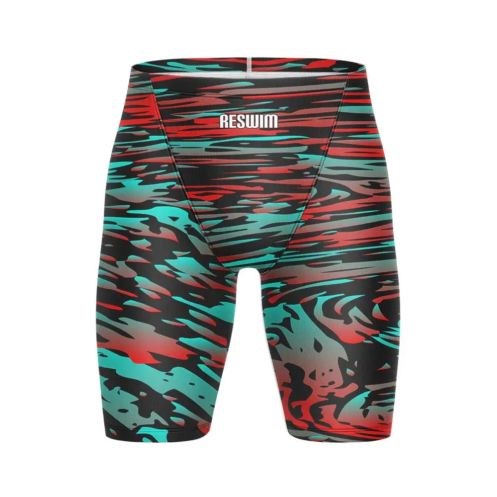 Summer Men's Swim Jammer Swimming Trunks Chlorine Resistant Swim Surf Pants GYM Endurance Athletic Training Beach Tights Shorts