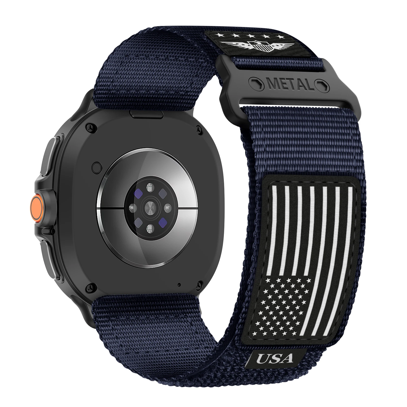 سوار نايلون متين لساعة سامسونج جالاكسي 8 حزام 44 م...