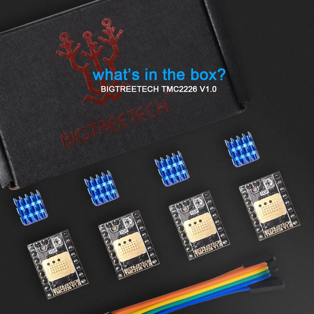 BIGTREETECH 스텝퍼 모터 무음 드라이버, VS TMC2209 2130 드라이버, SKR V1.3 V1.4 V1.4 터보 MKS 3D 프린터 부품, TMC2226 V1.0