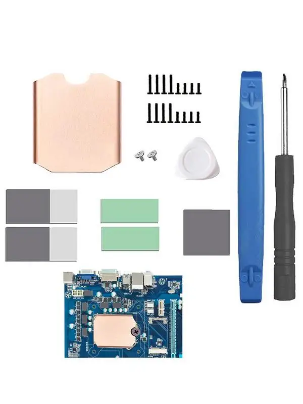 Steamdeck Ssd Heatsink Copper Cooling Pad Kit M2 Nvme Ssd Dissipatore Di Calore Per Steamdeck Game M2 2230 Solid Disk Bronze Cooler Pad