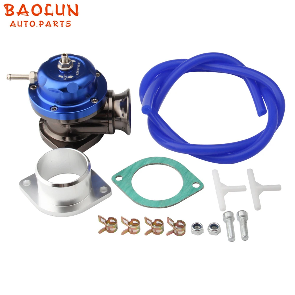BAOLUN  Universal Turbo Blow off Valve Adjustable 25psi Blow off Valve Adaptor/BOV Blow Dump