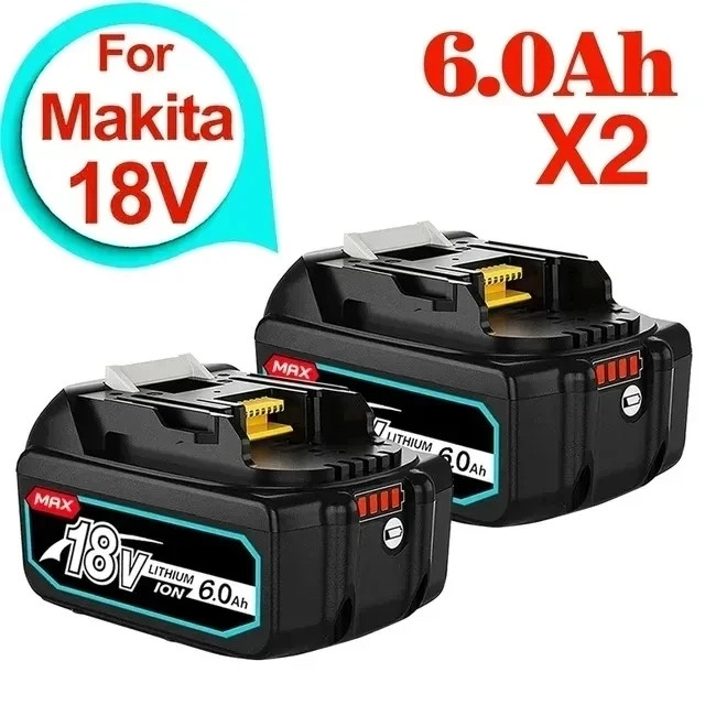 18V 6.0Ah BL1860b Rechargeable Li-ion Battery: Unleash the Power of Your Makita 18 Volt Power Tools
