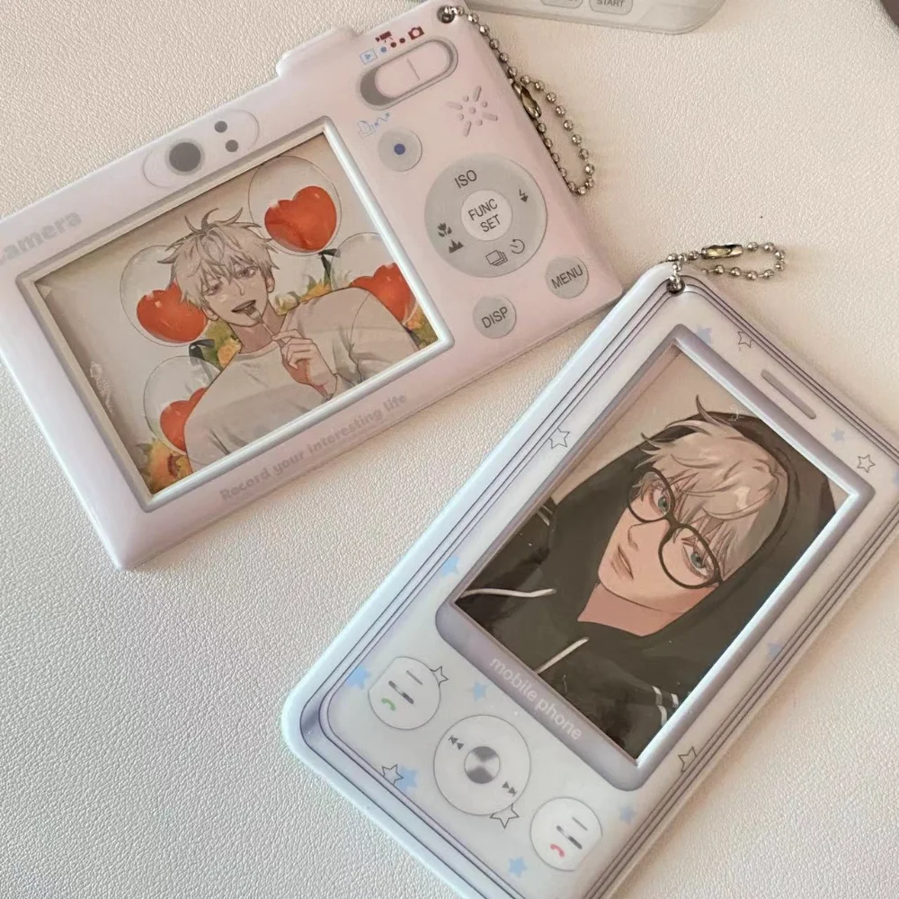 Photocard Holder Keychains 3 Inch for Kpop Binder Instax Mini Photo Album Photographs Korea Idol