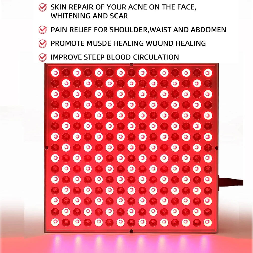 Red Light Therapy 660nm 45W LED 850nm Infrared Therapy Light For Skin Body Pain Relief