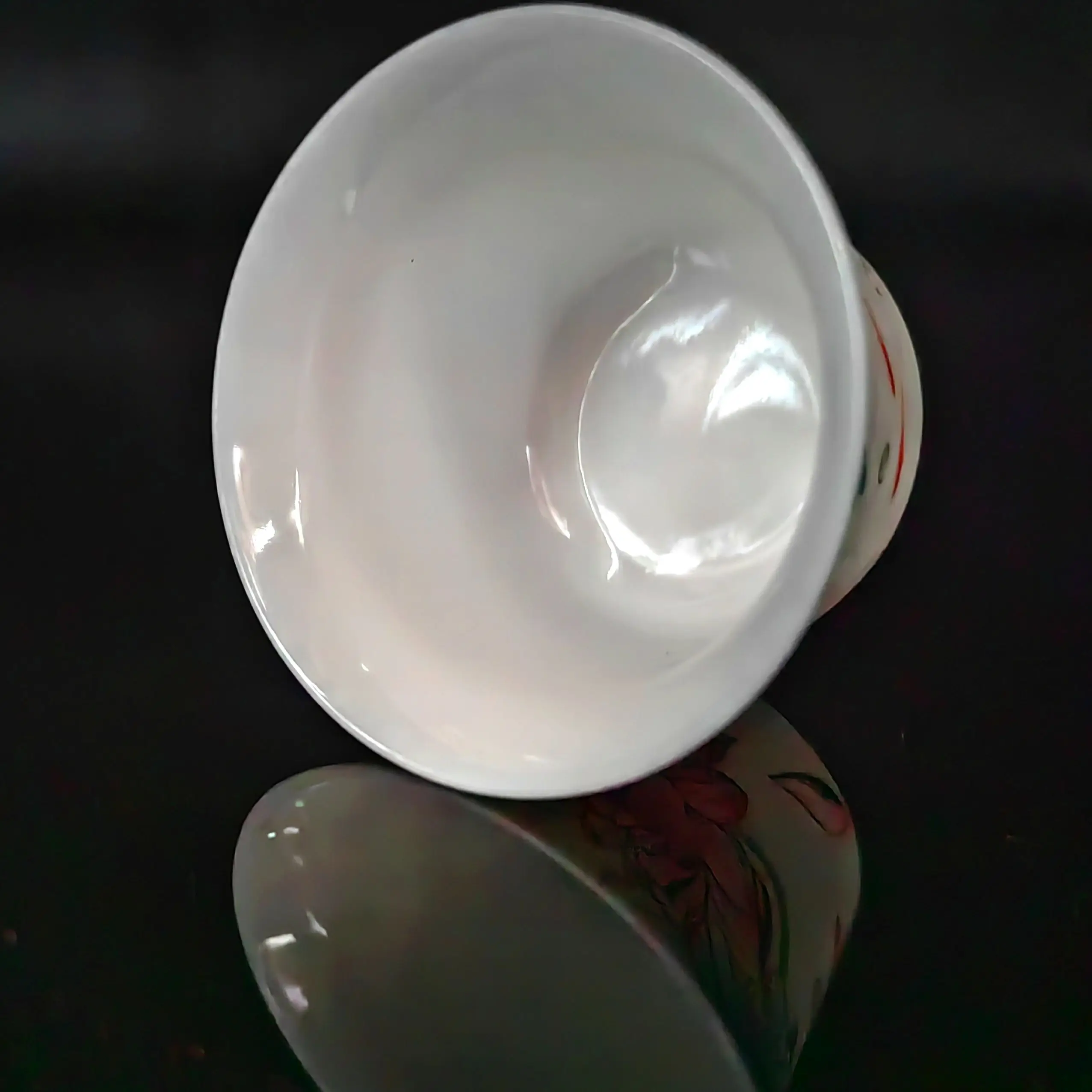 Porcelain Ceramic Tea Cup For Chinese Kung Fu Puer Oolong Tea Aesthetic Lotus Jingdezhen tea cup